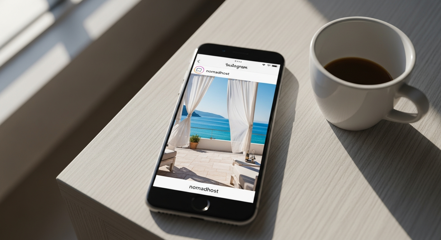 Mockup Instagram Nomad Host